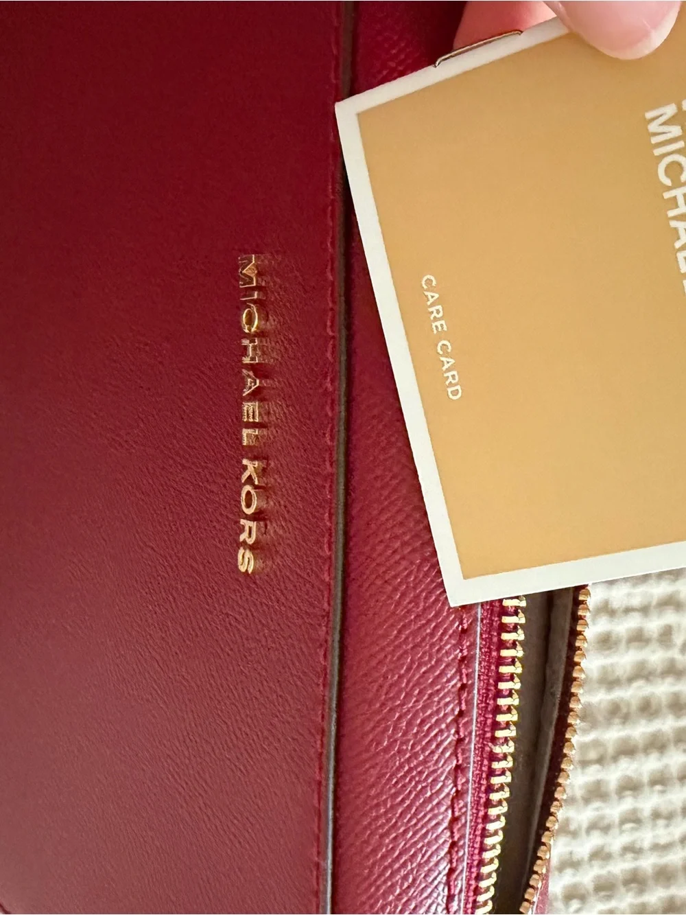 Michael Kors Red Crossbody Bag